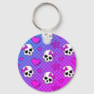 Skully Pop Kawaii Key Ring