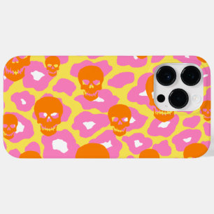 Skully Pop Leopard Case-Mate iPhone 14 Pro Max Case