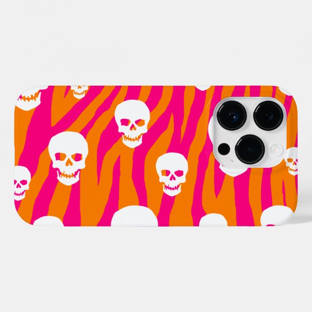 Skully Pop Zebra Case-Mate iPhone Case (Back (Horizontal))