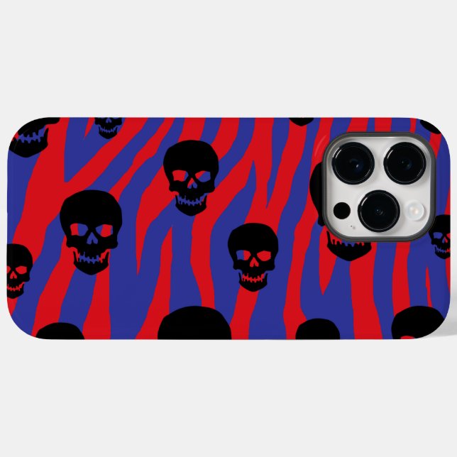 Skully Pop Zebra Case-Mate iPhone Case (Back (Horizontal))