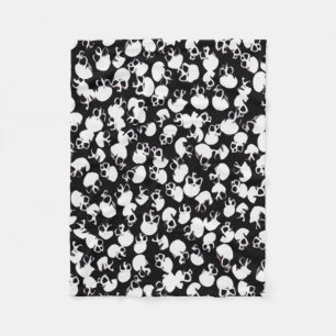 Skully Skull Mass Burial Fleece Blanket