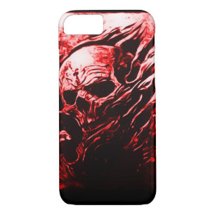 Skully Skull Red Dead Reaper Airbrush Art iPhone Case-Mate iPhone Case