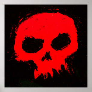 Skully Skull Wall Poster