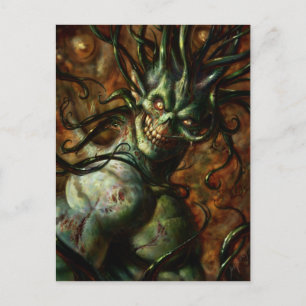 Skully Tentacle Head Postcard