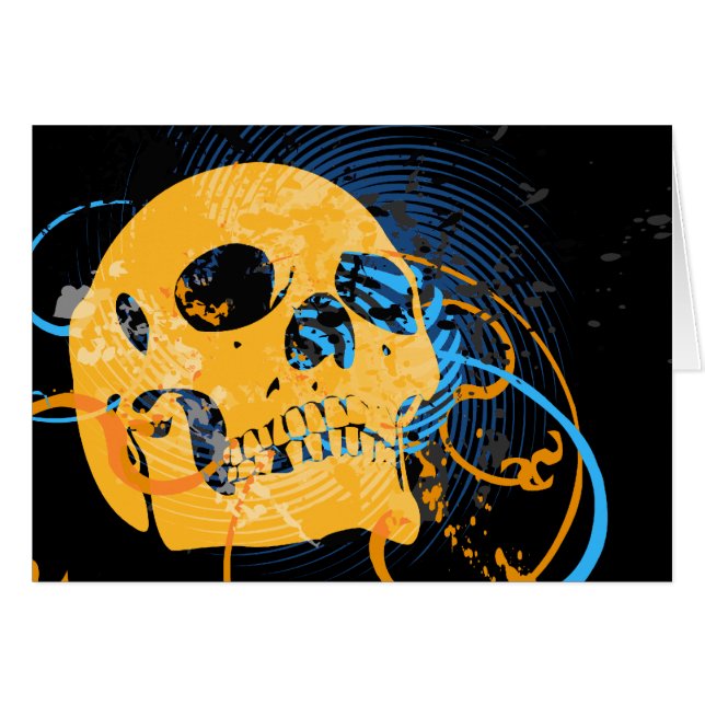 skullz. up twisted arrows. (Front Horizontal)
