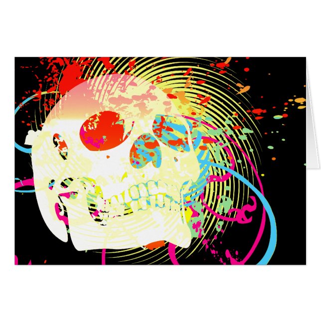 skullz. up twisted arrows. (Front Horizontal)