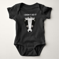 Skunk - Baby Jersey Bodysuit