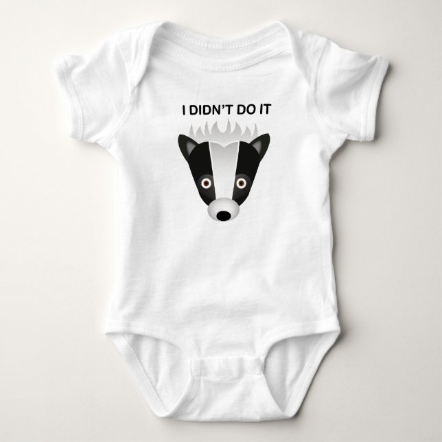 Skunk - Baby Jersey Bodysuit (Front)