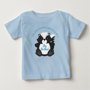 Skunk Baby Shower Blue Baby T-Shirt