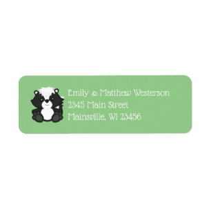 Skunk Baby Shower Woodland Animals