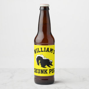 Skunk Beer Bottle Label