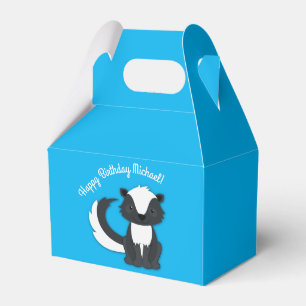 Skunk Birthday Party Kids Favour Box