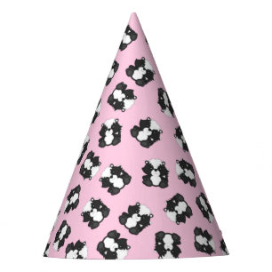 Skunk Birthday Party Pink Hat