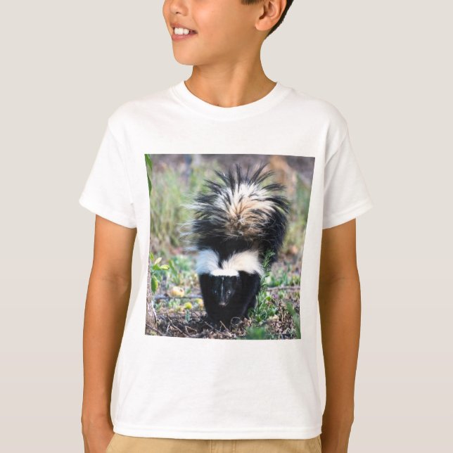 Skunk Black and White T-Shirt (Front)