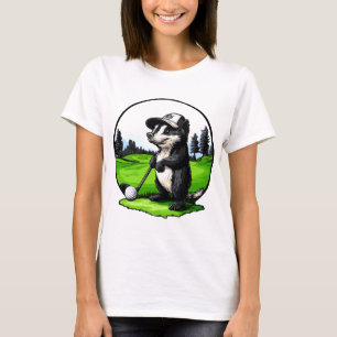 Skunk Golfer T-Shirt
