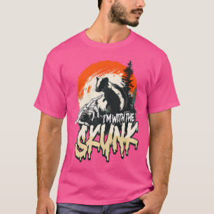 Skunk Halloween I'M With The Skunk T-Shirt