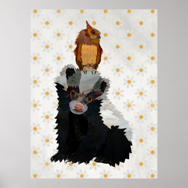 SKUNK & OWL POSTER (Front)