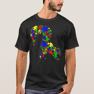 Skunk Puzzle Animals Autism Awareness T-Shirt
