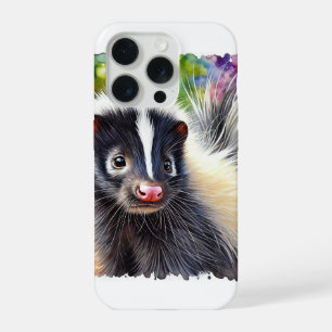 Skunk Serenity 310824AREF119 - Watercolor iPhone 15 Pro Case