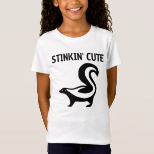 SKUNK STINKING CUTE KIDS PUN T-SHIRT
