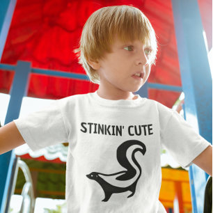 SKUNK STINKING CUTE TODDLER PUN T-SHIRT