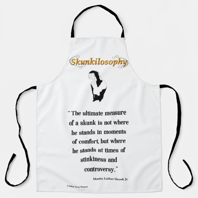Skunkilosophy: ultimate measure of a skunk apron (Front)