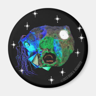 Skwot Above Master Asteroidhead with Stars Magnet