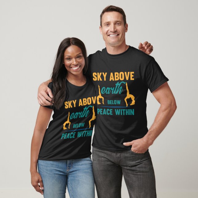 Sky Above Earth Below Peace Within T-Shirt (Unisex)