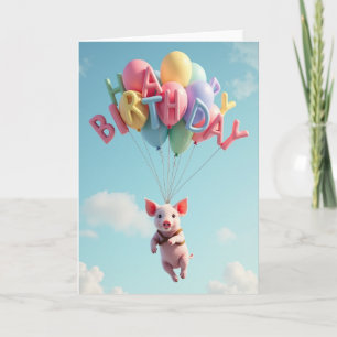 Sky Adventure Birthday Card