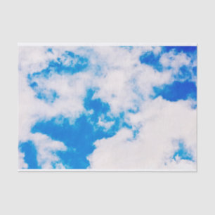Sky and clouds greeting card tissue paper