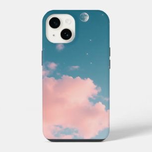 Sky and Moon Aesthetic IPhone 14 Case