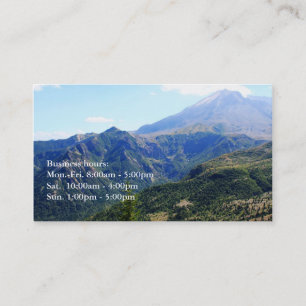 sky and mountain landscape picture professional business card