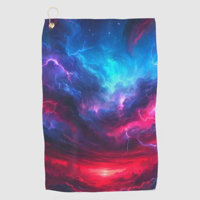 Sky Art Golf Towel (Front)