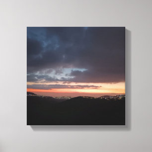 sky at night Stretched Canvas Print