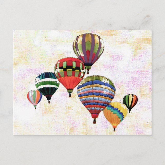 Sky Balloons ~ Postcard Modern (Front)
