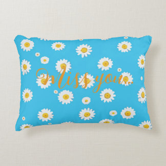 Sky Bloom Daisies Decorative Cushion