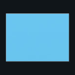 Sky Blue #5EC5F3, Blue Hosta Postcard<br><div class="desc">Post Card</div>