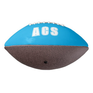 Sky Blue and White School Colours Team Football