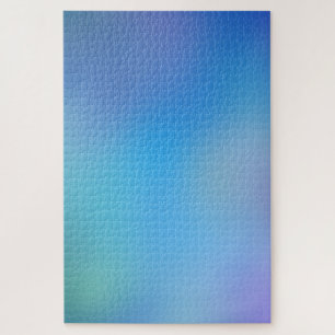 Sky Blue Bokeh Blur Colourful Gradient Minimalisti Jigsaw Puzzle