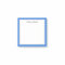 Sky Blue Border Add Name Personalised