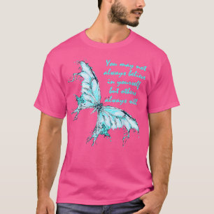 Sky Blue Butterfly Mental Health Awareness6298 282 T-Shirt