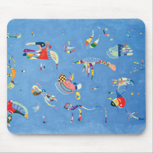Sky Blue by Wassily Kandinsky Mouse Pad
