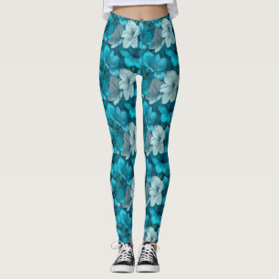 Sky Blue Cardio Amaryllis Aesthetic Women Gifts Leggings