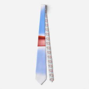 Sky Blue Clouds Neck Tie