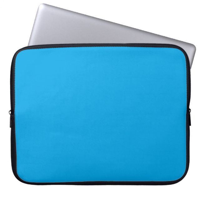 Sky Blue Colour Background Customise it Easily Laptop Sleeve (Front)