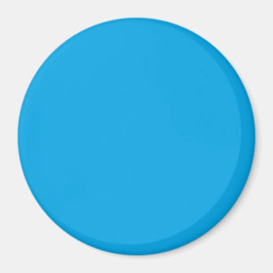 Sky Blue Colour Background Decor Magnet