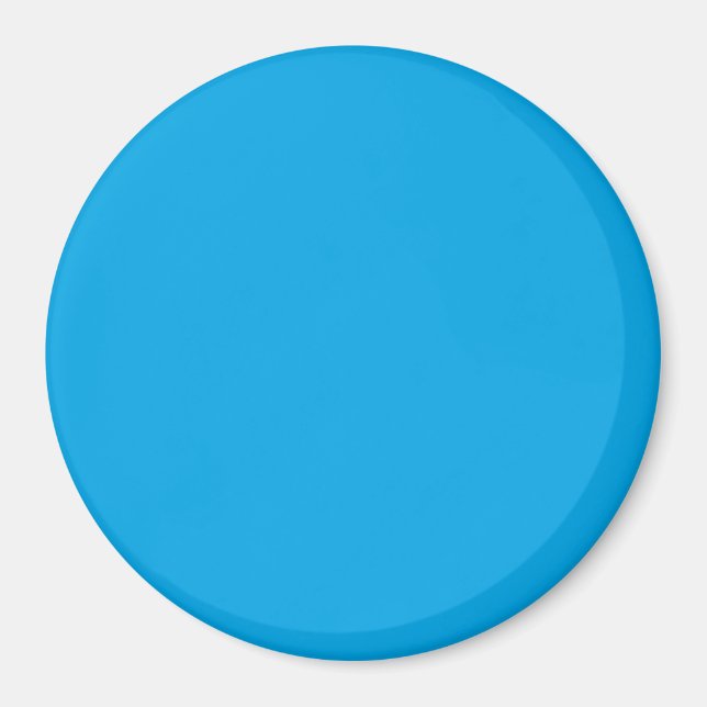 Sky Blue Colour Background Decor Magnet (Front)