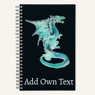 Sky Blue Dragon Notebook