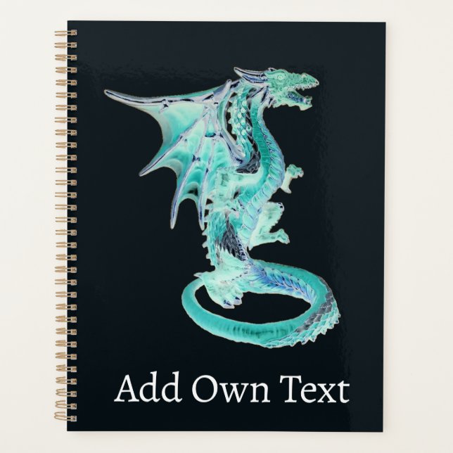 Sky Blue Dragon  Planner (Front)