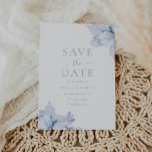 Sky Blue Dusty Watercolor Floral Wedding Save The Date<br><div class="desc">Sky Blue Dusty Watercolor Floral Wedding Save the Date

See matching collection in our Niche and Nest Store</div>